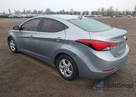 2015 Hyundai Elantra Se from USA, damaged, VIN 5NPDH4AE4FH638954